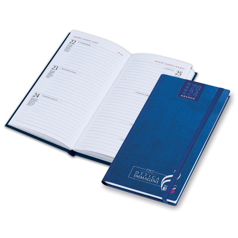 AGENDA SETTIMANALE TASCABILE cm. 9X15 ART. CG-351 CON ELASTICO