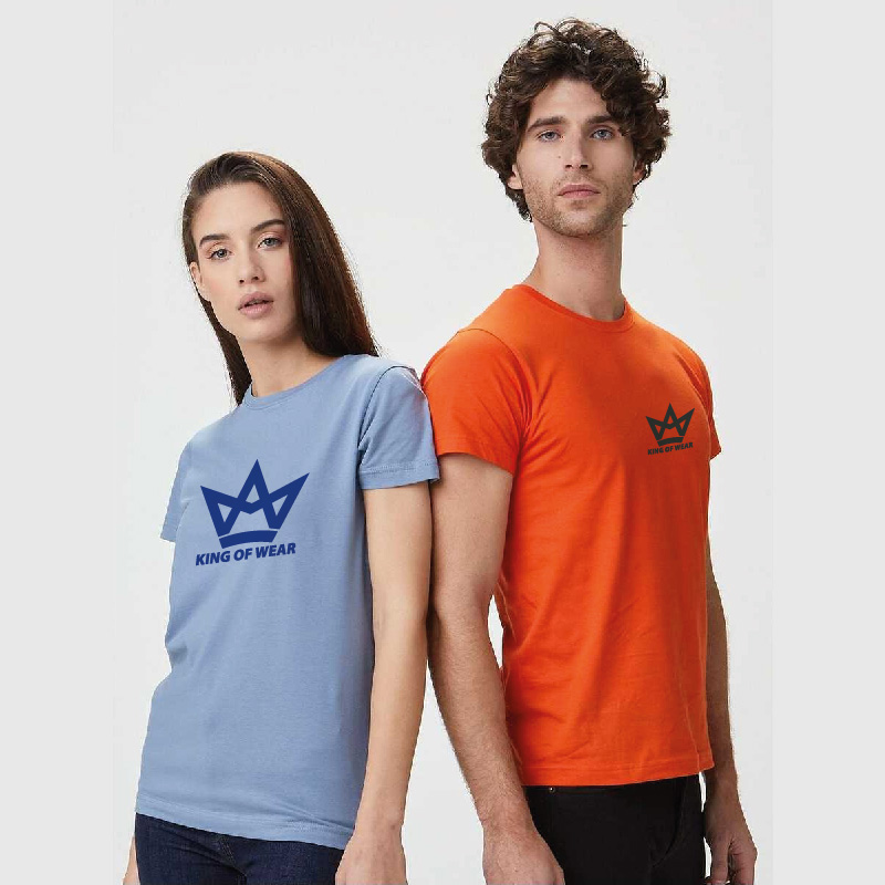 RB125 T-SHIRT UNISEX COLORATA 100% COTONE BIOLOGICO BS051 gr. 150/mq