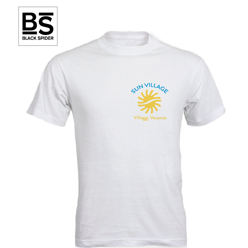 RB196  T-SHIRT BIANCA UOMO BS150 gr.150/mq