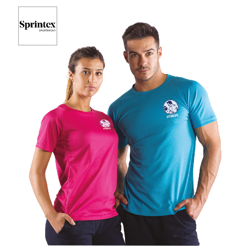 RB69 T-SHIRT SPRINTGI DONNA COLORATA gr. 150/mq