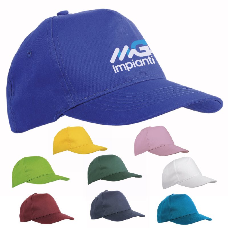 CAPPELLINO IN COTONE TAGLIA JUNIOR, REGOLAZIONE IN VELCRO ART.RB975