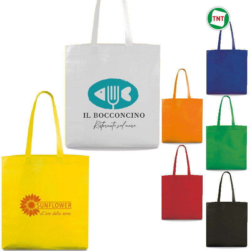 SHOPPER IN TNT OPACO 120gr MANICI MEDI cm.38x42 ART. SH467